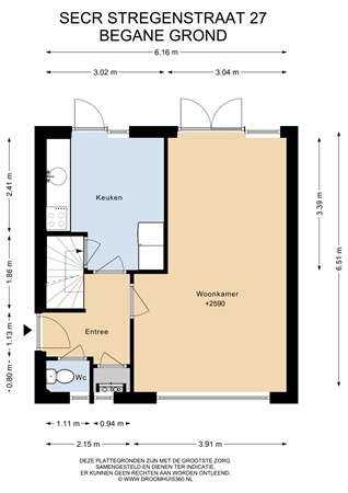 Floorplan - Secr Stregenstraat 27, 6171 LH Stein